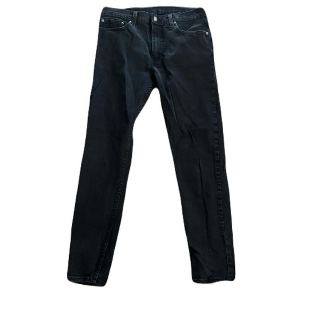 Levis 512 32 x 30 Black Slim Taper Jeans